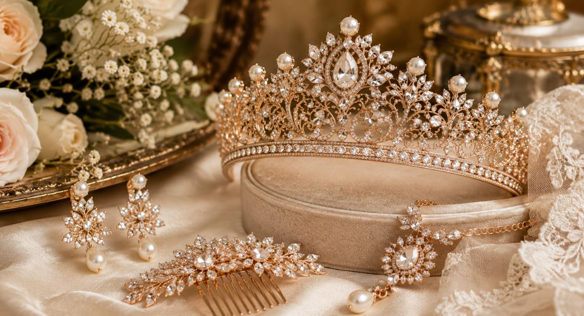 Antique Tiaras Inspire Modern Bridal Jewellery (1)