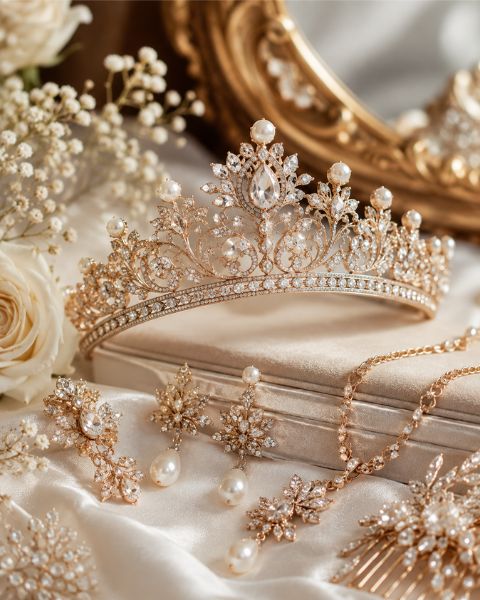 Antique Tiaras Inspire Modern Bridal Jewellery