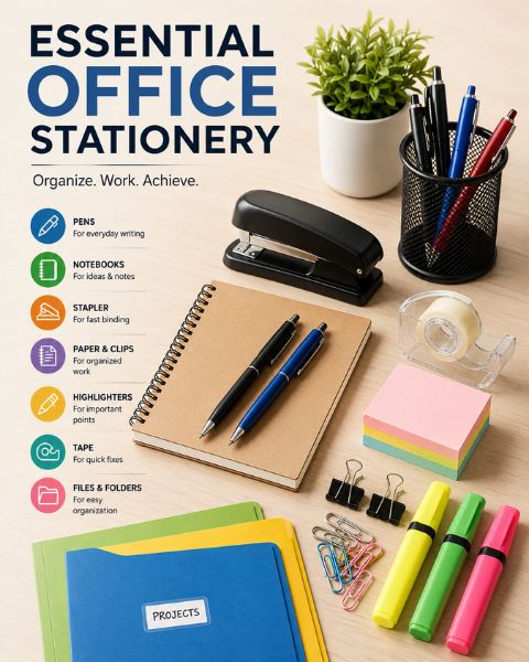 Essential Office Stationery Every Australian Business Needs