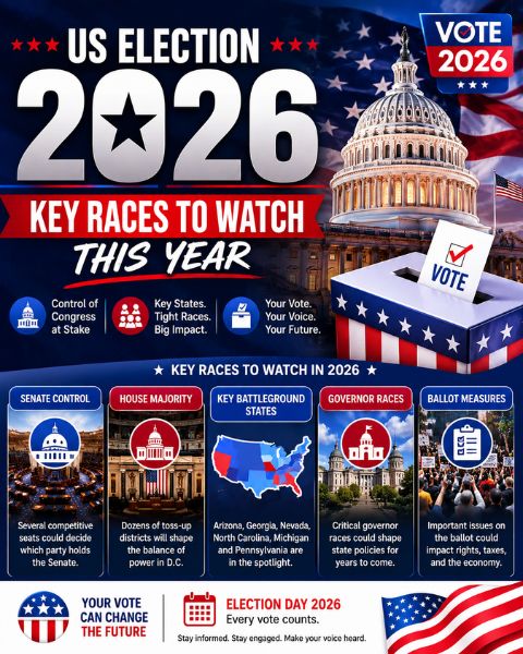 US Election 2026 — Key Races to Watch This Year